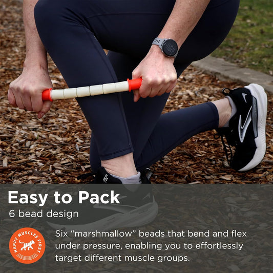 Tiger Tail The Stick - Bendy 18” Flexible Muscle Roller Stick for Myofascial Release & Trigger Points - Bendable Deep Tissue Massager for Legs, Back, Shoulders - Relieve Soreness & Improve Recovery