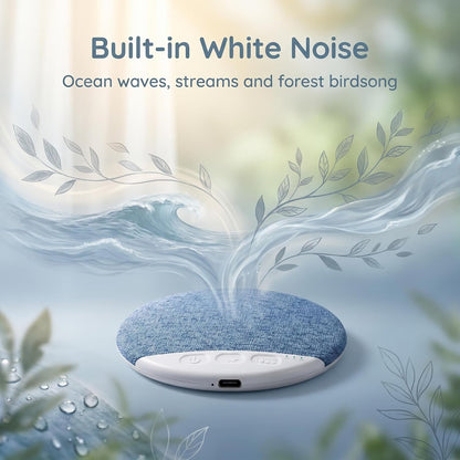 Dream Pillow Speaker, Ultra-Thin Bluetooth Sleep Speaker for Side Sleeper, Wireless Under Pillow Speaker for Sleeping, Partner-Friendly Noise Isolation for White Noise Music Audiobook