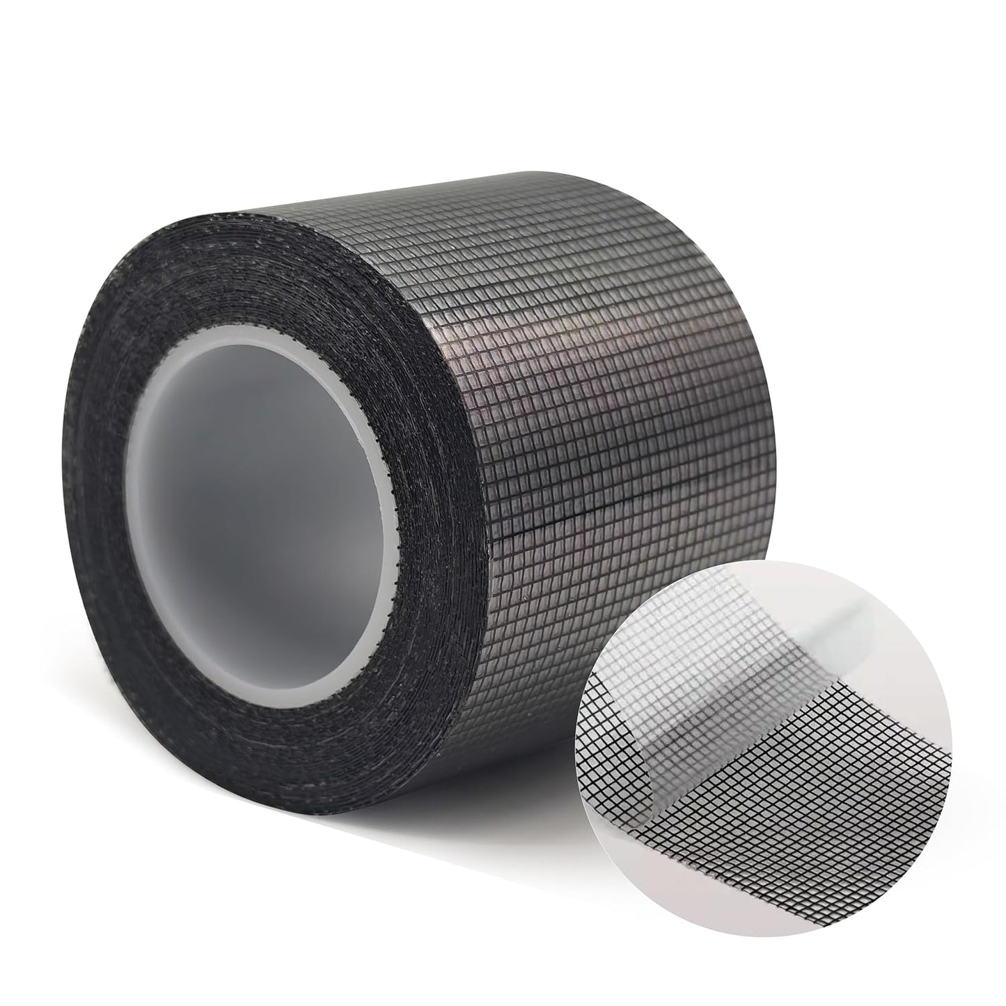 Screen Door Repair Tape, Summer Insect Prevention, 2 in x 20 FT Self-Adhesive Fiberglass Mesh Patch Kit, Waterproof Screen Repair Kit for Windows or Doors, Easy to Cut, No Tools Needed
