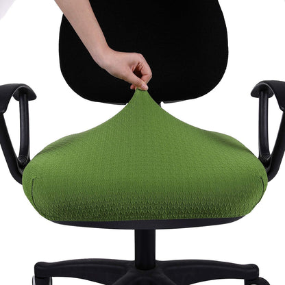 Smiry Office Computer Chair Armrest Covers, 2PCs Anti-dust Arm Rest Pad | Removable Washable Desk Chair Arm Pad Covers, Grey