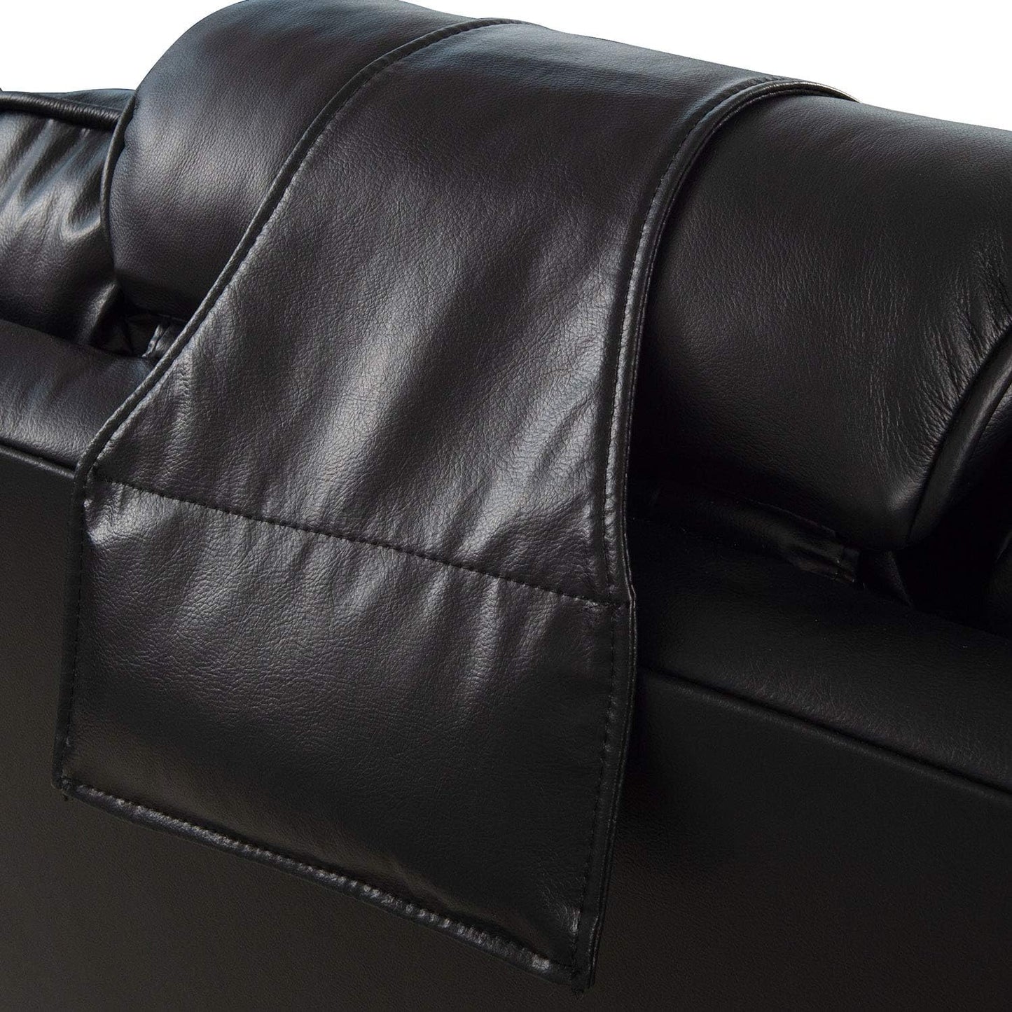 Octane Seating Pillow for Recliner Chairs | Diamond Stitching | Brown Italian Leather