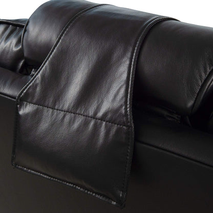 Octane Seating Pillow for Recliner Chairs | Diamond Stitching | Brown Italian Leather