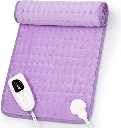 Heating Pad,Heated Blanket,Heating Pad for Back Neck,Grey,24x12 Inch | Electric Heating Pad,Dry/Moist Heat Heating Pads,Heating Pads for Shoulder,Abdomen,Heat Pad for Women Men,Birthday Gift