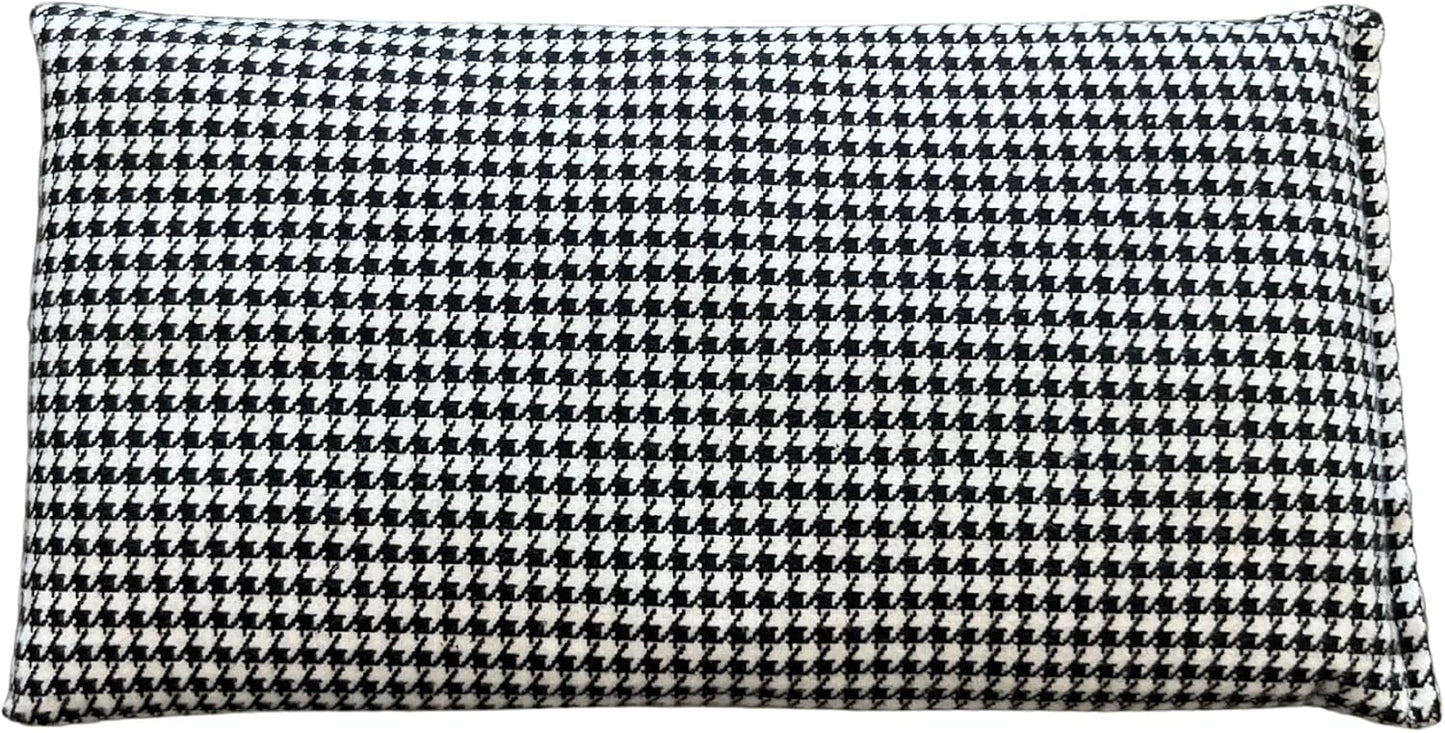 HOME COMFORT Rice & Lavender Microwavable Heating Pad-Reusable Moist Heat or Cold Therapy 10” X 5” (White Clouds)