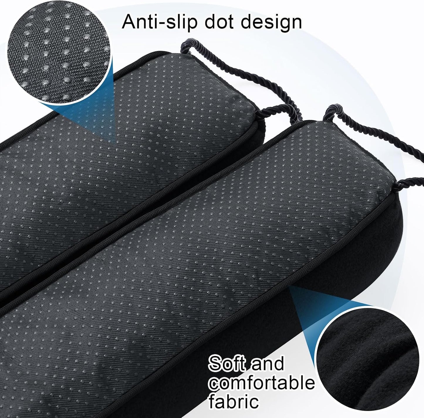 36 Inch Door Draft Stopper, Blocks Hot Cold Air with Washable Cover | Blocks Hot & Cold Air, Removable Washable Cover, Fits Door Gaps Up to 3 Inch, Noise & Wind Seal, Draft Blocker (1 Pack)