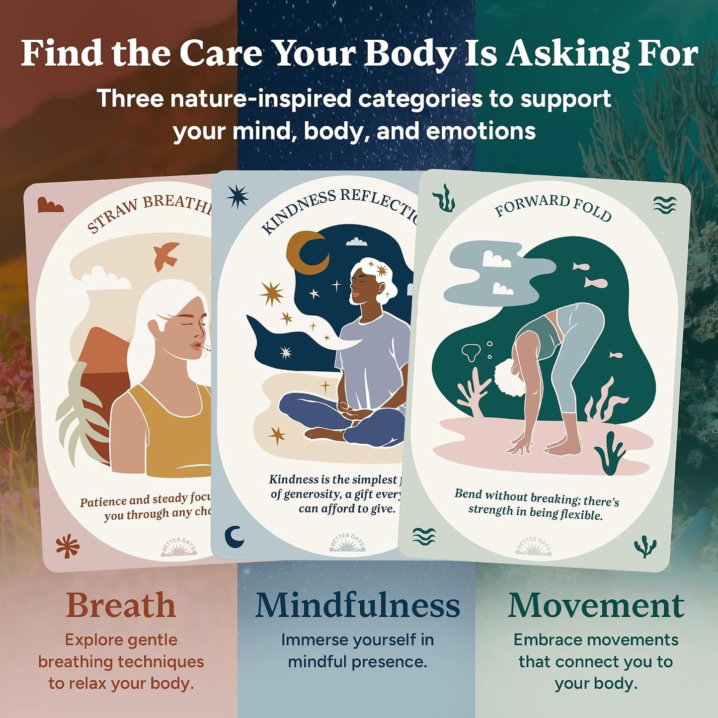 Better Days Coping Cards – 65 Skills & Exercises to Cope with Stress, Anxiety, & Anger – 3.5” x 5” Therapy Flashcards with Affirmations and Guidebook – Nurture Emotional Resilience & Mental Health