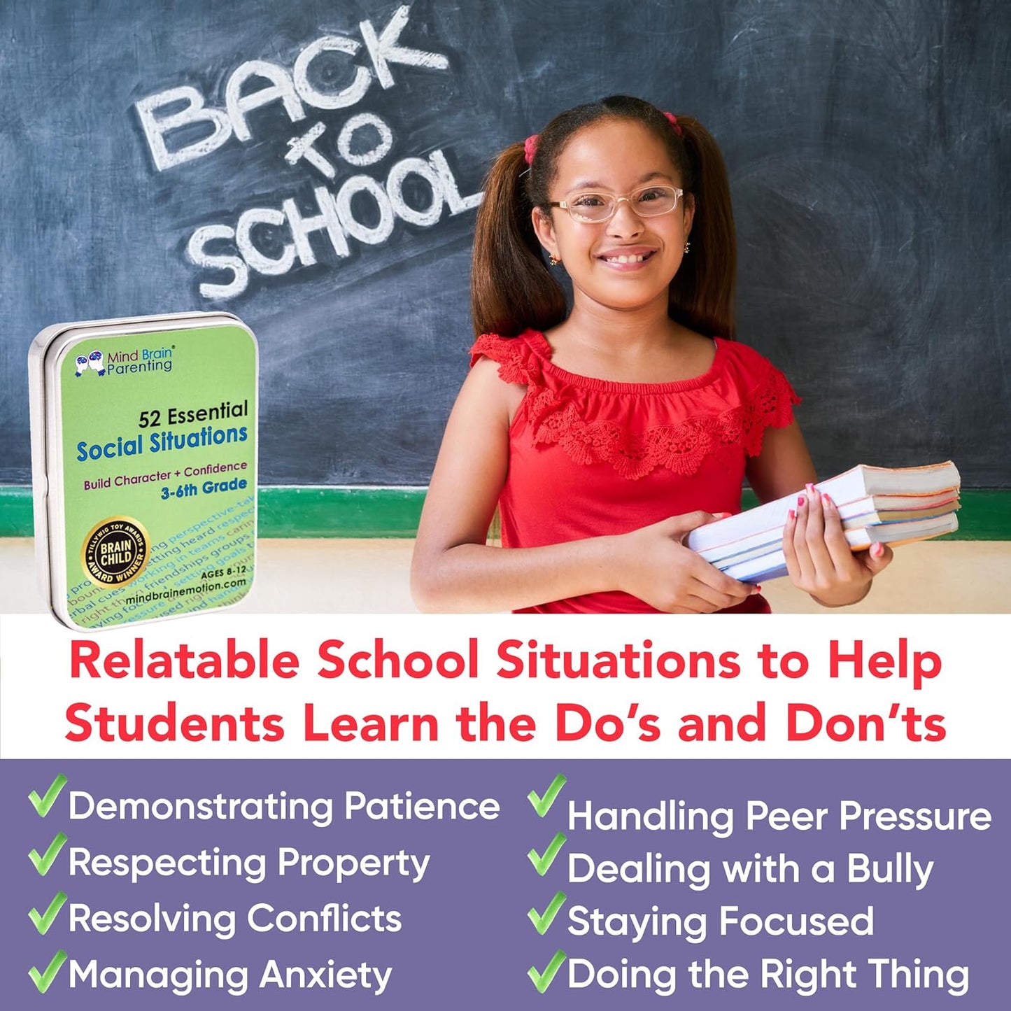 Mind Brain Emotion 52 Essential Life Skills: No-Excuses Game to Teach Kids, Teens & Adults How to Care for Self & Chores, Practical Solution for Responsible Boys, Confident Girls, Happy Family