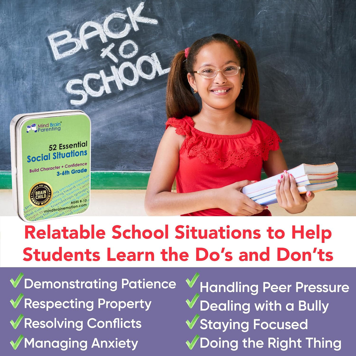 Mind Brain Emotion 52 Essential Life Skills: No-Excuses Game to Teach Kids, Teens & Adults How to Care for Self & Chores, Practical Solution for Responsible Boys, Confident Girls, Happy Family