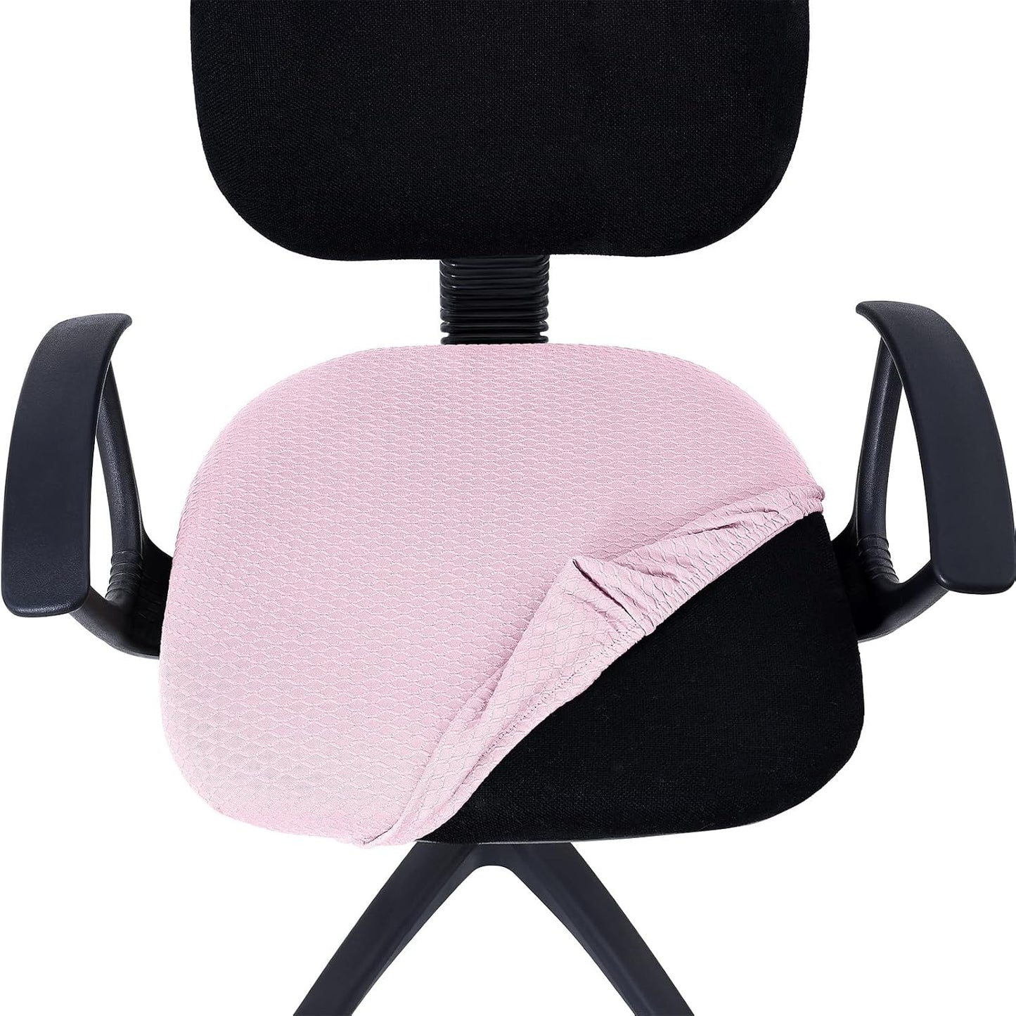 Smiry Office Computer Chair Armrest Covers, 2PCs Anti-dust Arm Rest Pad | Removable Washable Desk Chair Arm Pad Covers, Grey