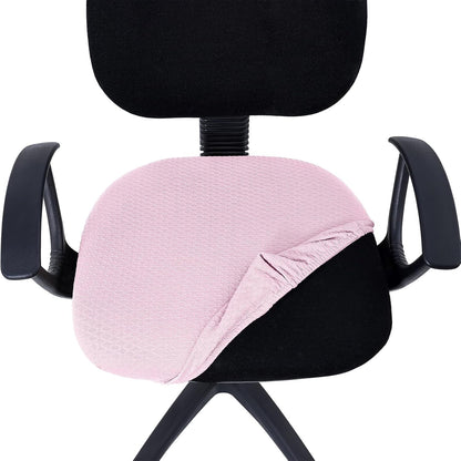 Smiry Office Computer Chair Armrest Covers, 2PCs Anti-dust Arm Rest Pad | Removable Washable Desk Chair Arm Pad Covers, Grey