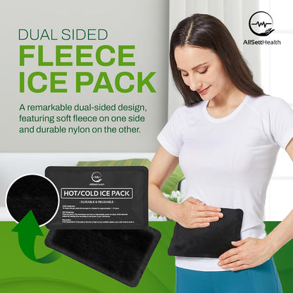Extra Large Reusable Gel Ice Pack for Injuries (23"x15") | Large Ice Pack for Back Pain Relief, Post Surgery Recovery, Flexible Cold Pack for Lower Back Pain