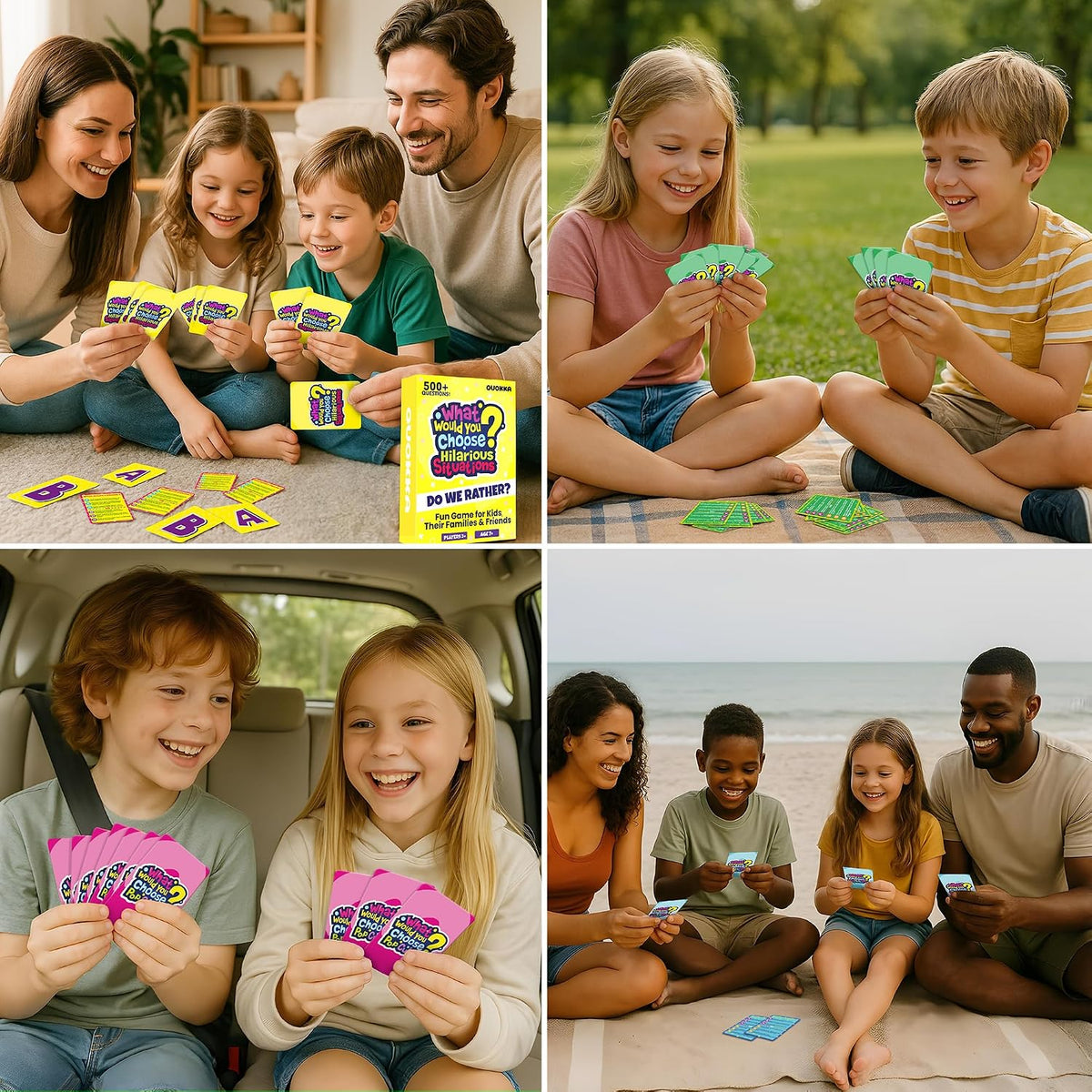 Travel Card Game for Teens, Kids, Adults - Party Games for Family Nights