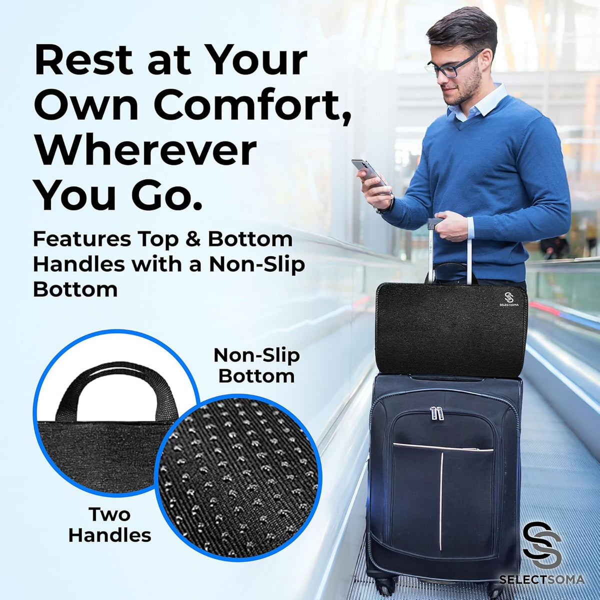 Gel Seat Cushion for Long Sitting, Pressure Relief for Tailbone and Back