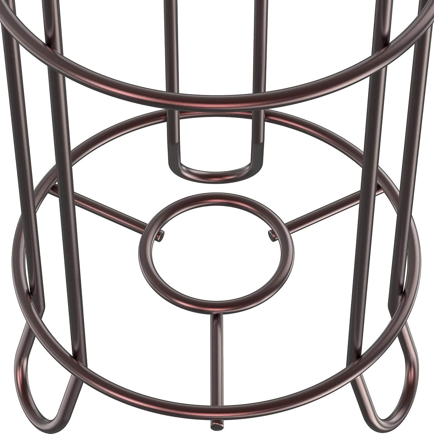 Simple Houseware English Style Toilet Paper Stand Holder w/Woodtop, Bronze | 4 Paper Rolls, 8.5" x 8.75" x 29.2"