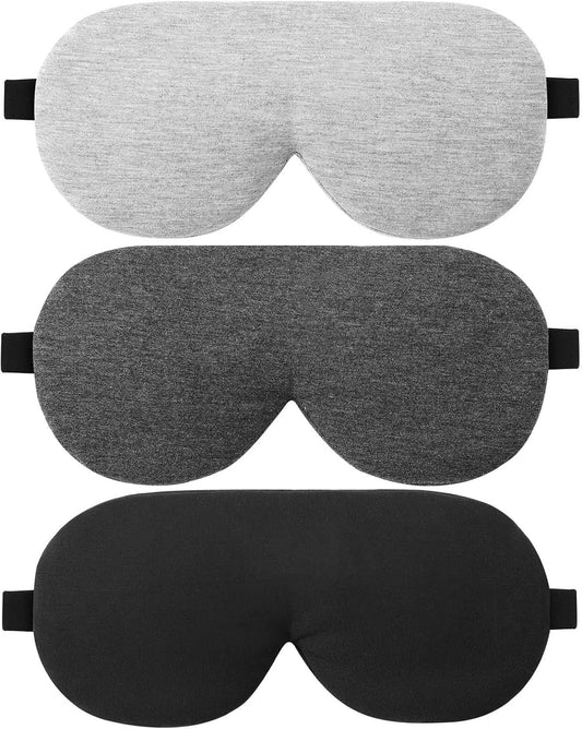 ALASKA BEAR 3 Pack Sleep Eye Masks Organic Cotton Cool Bamboo