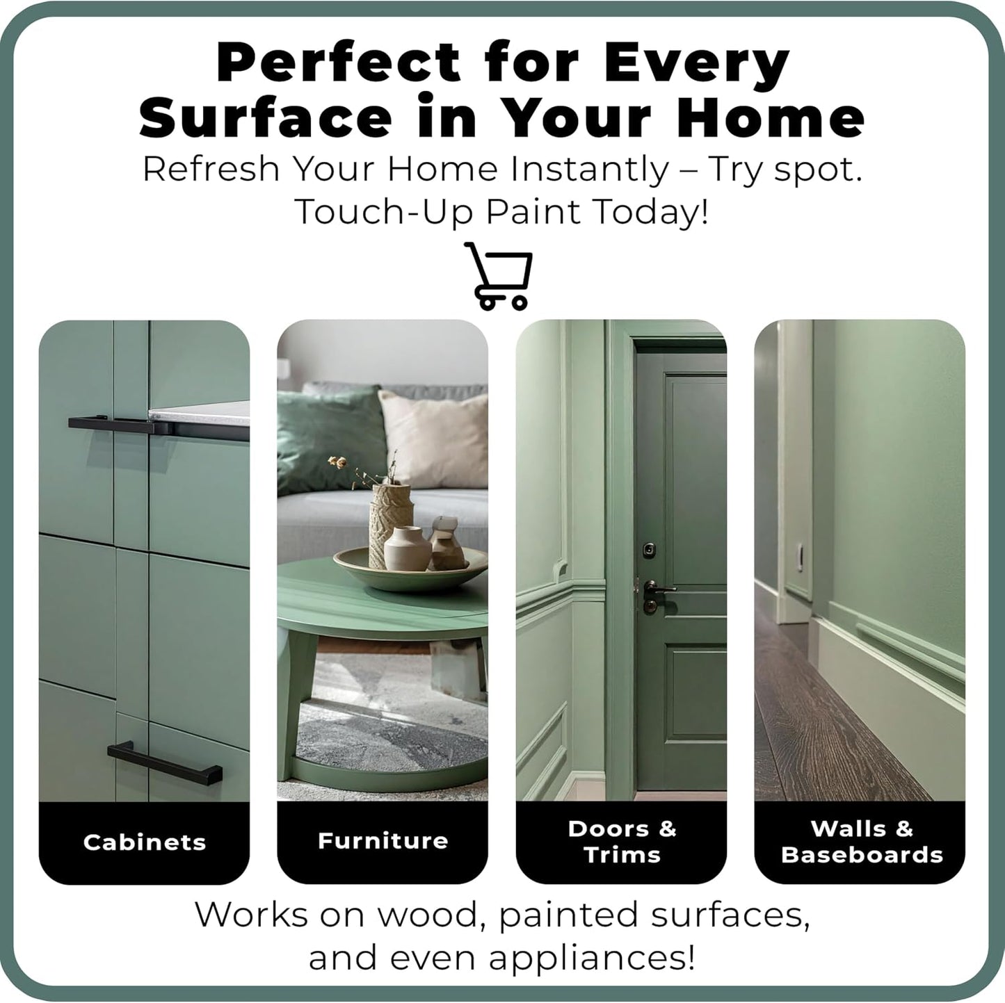 spot. Touch-Up Paint | Matte Finish for Cabinets, Walls, Doors & Furniture | Multi-Tone Beige Repair Kit | Quick-Dry, Self-Priming, Low-Odor, Eco-Friendly | No-Sanding or Primer Needed | 3 Pack