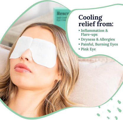 CorneaCare Rest Self Heating Warm Compress for Dry, Tired Eyes | 30 Count