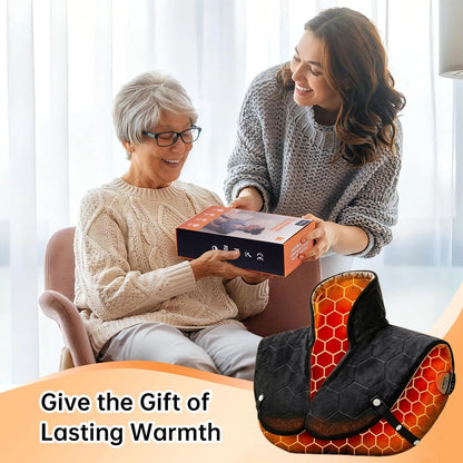 1min Fast Heating Pad for Neck Shoulders & Back, 6X Far Infrared Heat Wrap