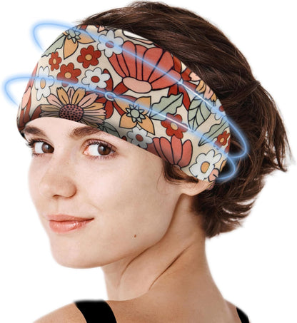 Crimmy Migraine Relief Cap, Headache Ice Pack Headband, Cold Face Eye Mask