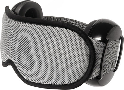 Noise Reduction Ear Muffs Eye Mask for Sleeping Set, Noise Cancelling Earmuffs 3D Light Blocking Sleep Mask Set