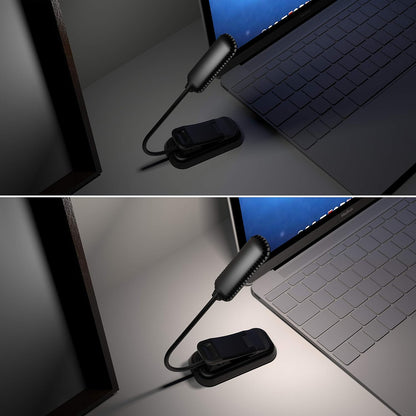 PERFECTDAY USB Rechargeable Book Light, 12 LED Reading Lamp with 3 Brightness Levels, Eye-Friendly Night Light for Reading