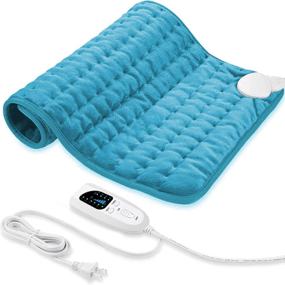 Electric Heating pad for Back Neck Shoulder Knee Arms Legs- Electric Heat Pads with 6 Heat Settings & Auto Shut Off Heat Heating Pad for Birthday Mother Father Girl Men Women