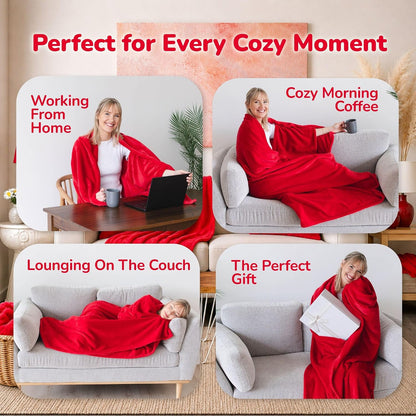 Wearable Blankets for Women & Men, Graduation Day Gift for Her, Cozy Gifts for Women, Wife Birthday Gifts Ideas