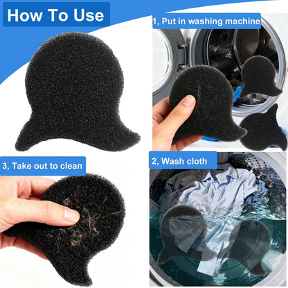 Pet Hair Remover for Laundry, 6PCS Reusable Dog & Cat Hair Remover Tool | Removes Pet Fur, Hair, Lint, Dander From Clothes &Washing Machine.
