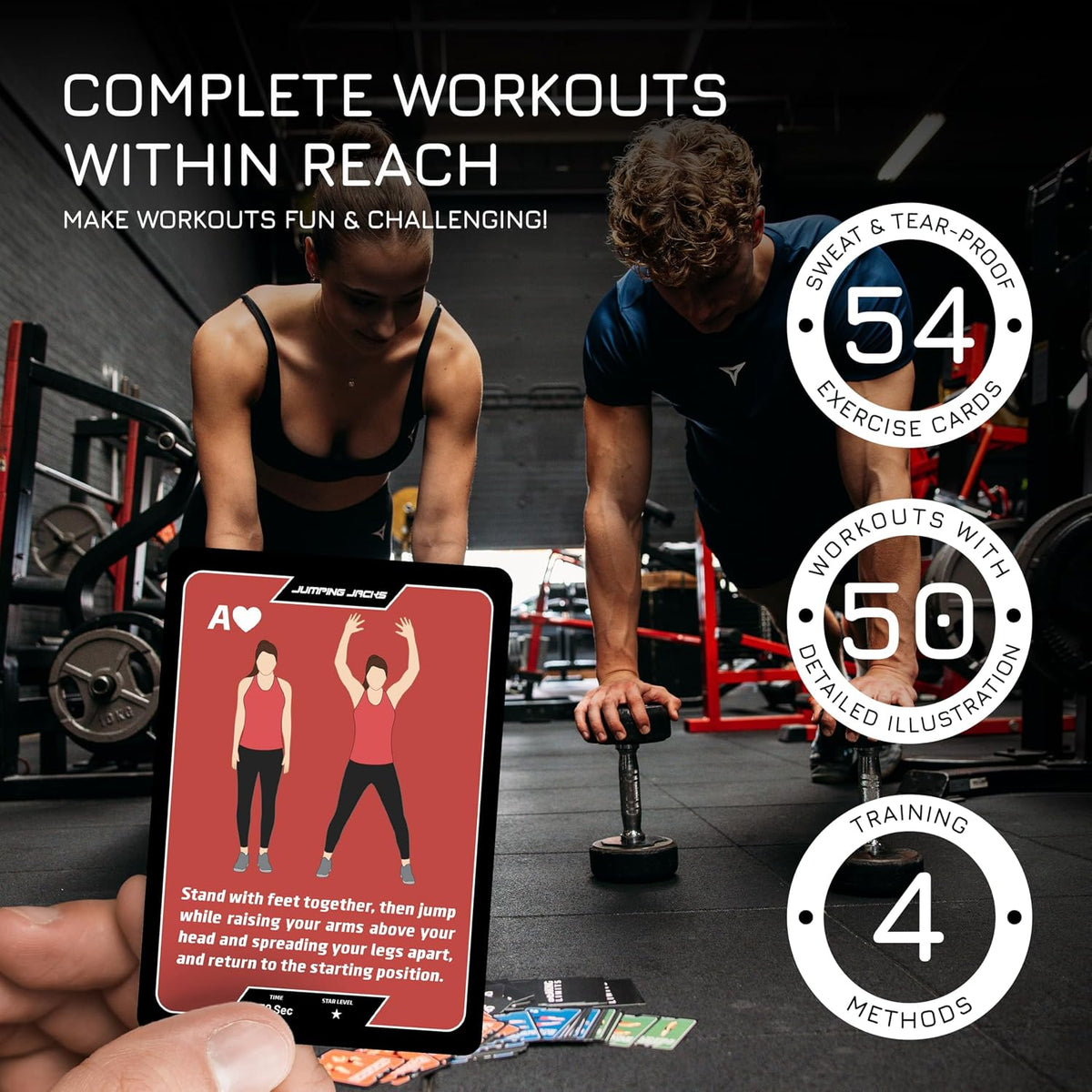 BREAKING LIMITS Workout Cards Deck - Bodyweight Exercise & Pilates Cards