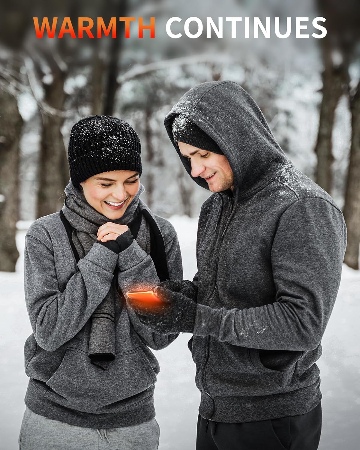 Lerat 2 Pack Rechargeable Hand Warmers, 3s Fast Heating Electric Hand Warmer, Reusable Portable Pocket Heater for Golf, Football, Camping, Hunting Essentials, Gifts for Men Women