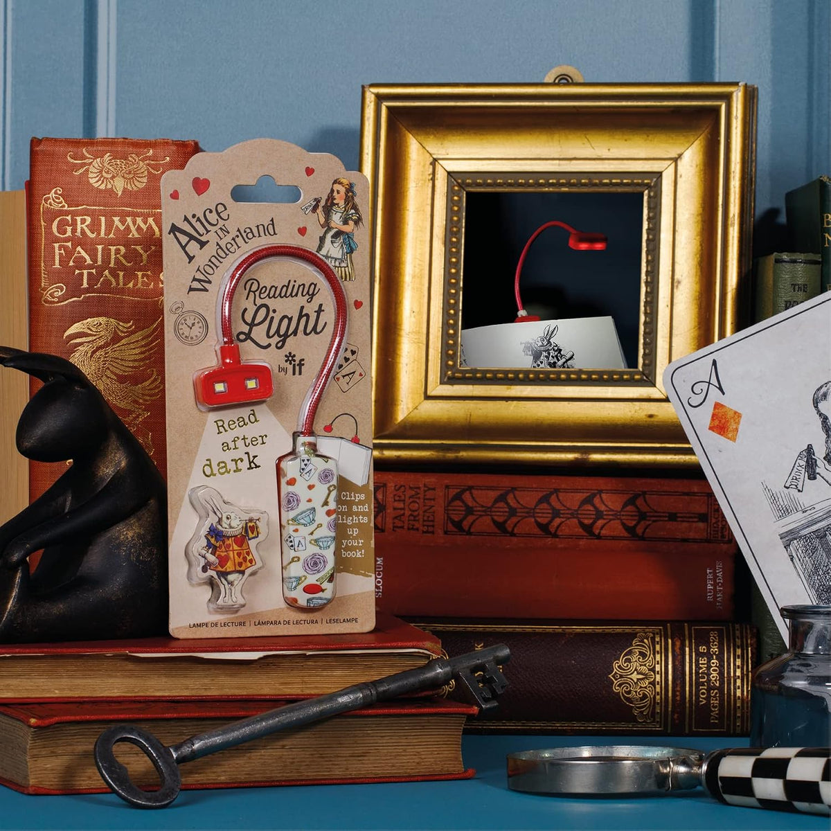 IF Book Lover's Reading Light - Bee, Blue