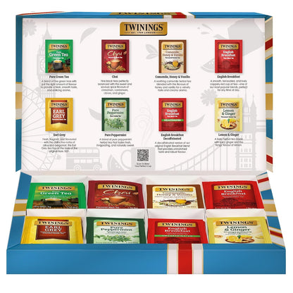 Twinings Mango & Pineapple Herbal Tea Individually Wrapped Bags, 20 Count (Pack of 1), Naturally Caffeine-Free, Enjoy Hot or Iced, 20 Teabags