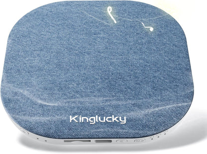 Kinglucky Upgrade F50 Under Pillow Speaker for Sleeping, Blue | Bluetooth 6.0, Built-in Sleep Sounds, TF/microSD Offline, Auto-Off Timer, Up to 10 Hours