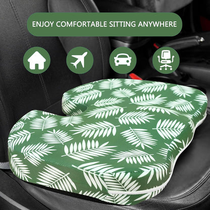 Tailbone Pain Relief Cushion, Memory Foam Seat Cushion for Coccyx Sciatica Pain Pressure Relief Office Desk Chair