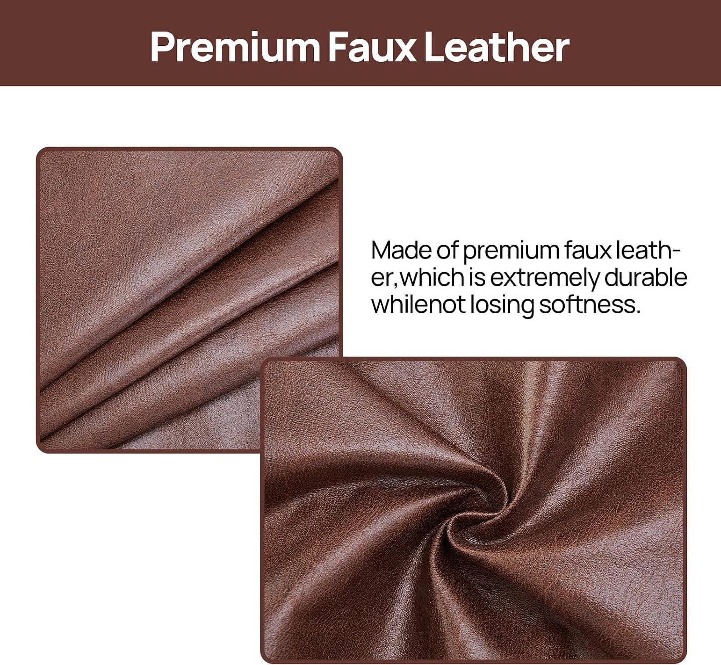 Teniux Remote Control Holder GRS Certified Armrest Organizer with 6 Pockets for recliner couch sofa, Recycled Material Armchair Caddy for Smart Phone, Book, Magazines, Ipad(Brown)