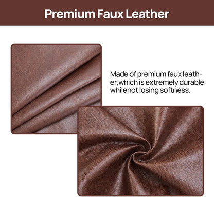 Teniux Remote Control Holder GRS Certified Armrest Organizer with 6 Pockets for recliner couch sofa, Recycled Material Armchair Caddy for Smart Phone, Book, Magazines, Ipad(Brown)