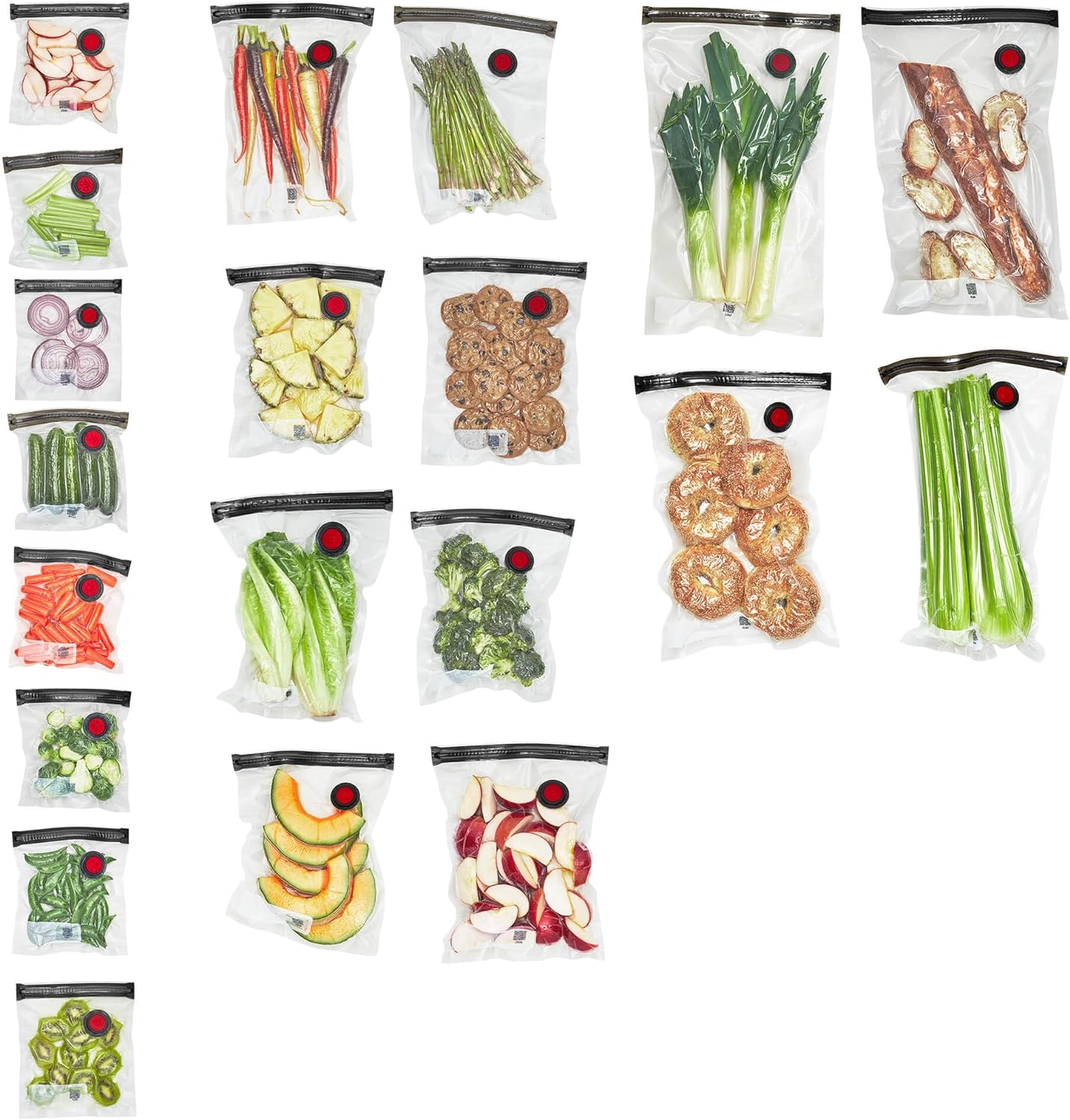 For food to stay fresh up to 5X longer, pump required (not included).
