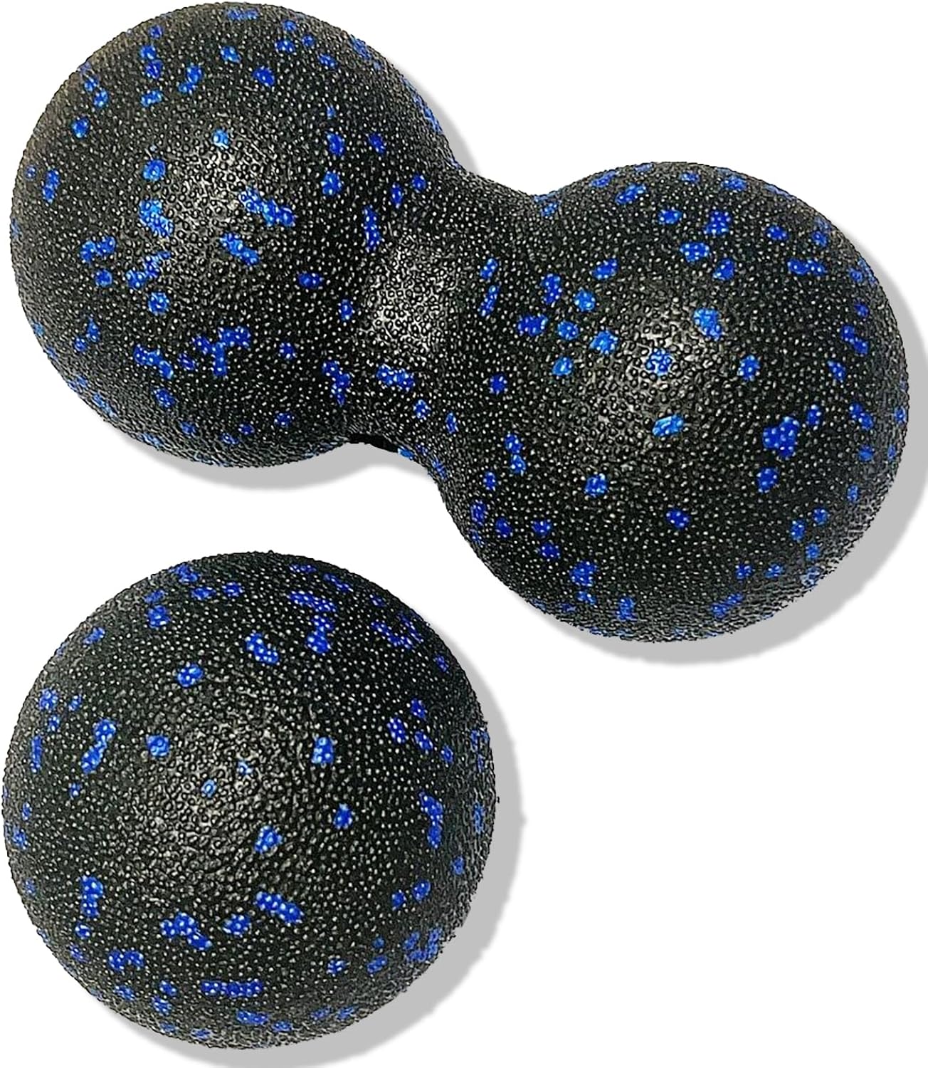 Peanut Massage Ball, Double Lacrosse Foam Roller for Physical Therapy, Firm | Deep Tissue Exercise, Myofascial Release, Muscle Knots Acupoint Relief, Trigger Point Tool for Neck Back Feet Waist Pain