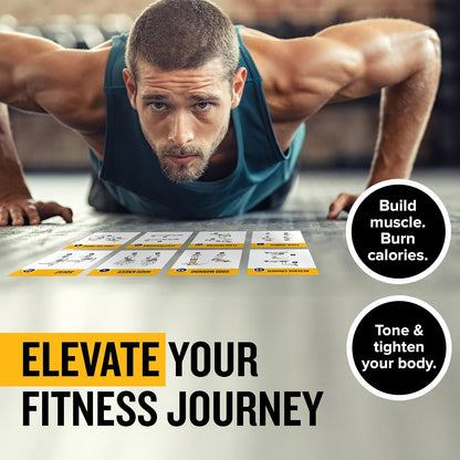 NewMe Fitness Pilates Workout Cards, Fitness Deck for Women and Men