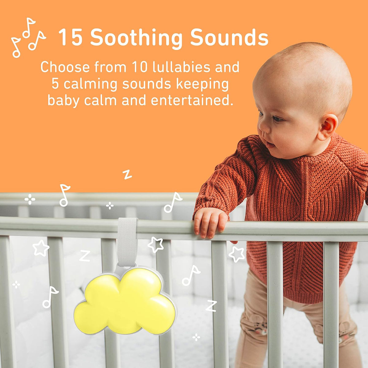 Pure Enrichment PureBaby Cloud Portable Sound Machine & Night Light