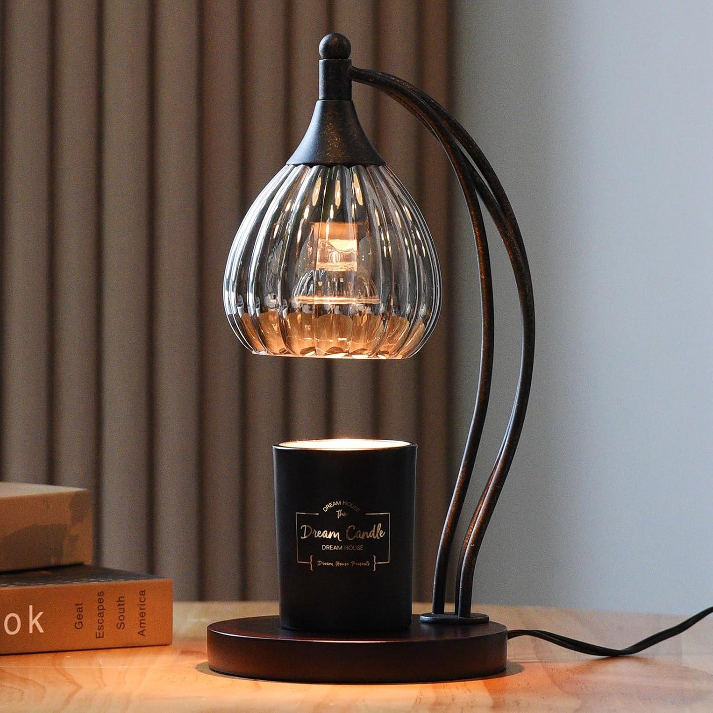 Candle Warmer Lamp with Timer and Dimmer - Electric Melter for Scented Jar Candles - Housewarming, New Home Decor