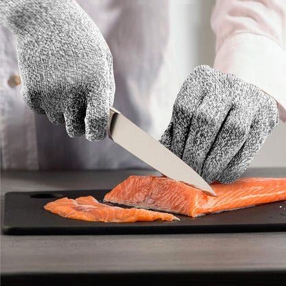 Evridwear Cut Resistant Gloves Food Grade Level 5 Kitchen Safety Protection (Medium, Pink)
