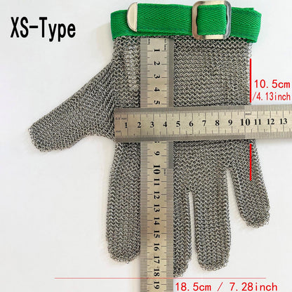 JZD stainless steel gloves, cutting resistant gloves, 304 stainless steel wire, anti cutting gloves