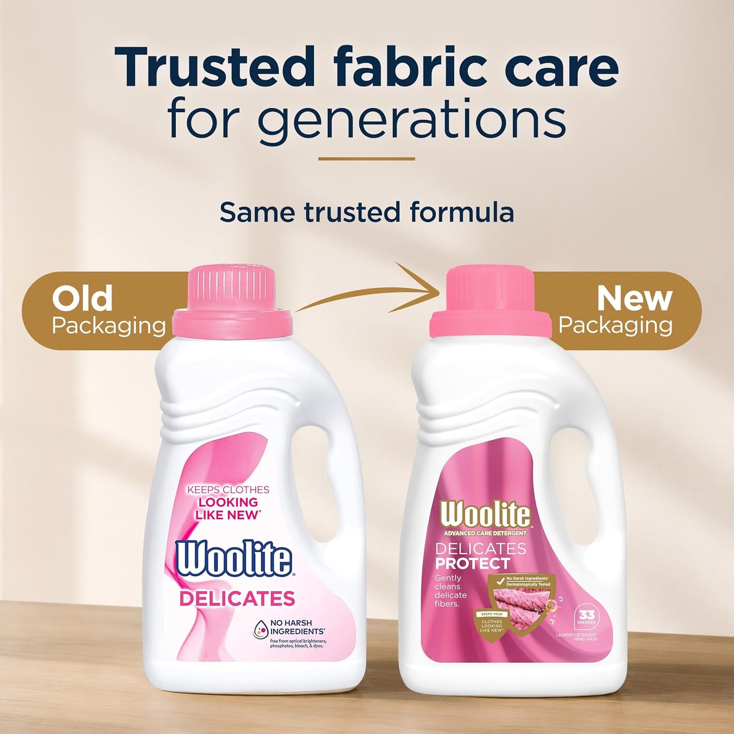 Woolite Delicates Liquid Laundry Detergent for Machine and Hand Wash – Gentle Care for Silk, Wool & Fine Fabrics, 50oz