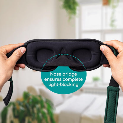 Medi Grade Sleep Mask Cotton Eye Mask with 3D Memory Foam for Sleeping
