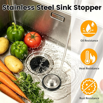 Garbage Disposal Splash Guard, 2 Pack Upgraded EPDM Rubber Drain Insert for InSinkErator Evolution Series 3 3/8" QCB-AM Sink Baffle Drain Cover Removable Quiet Collar EPDM Strainer Insert Parts