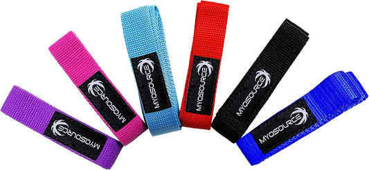 Myosource Kinetic Bands Cheerleading Flexibility Stunt Strap - Improve Stretching and Stunts for Cheer Dance Gymnastics & Physical Therapy – Stocking Stuffers Present for Kids Girls Adults - 12 Colors
