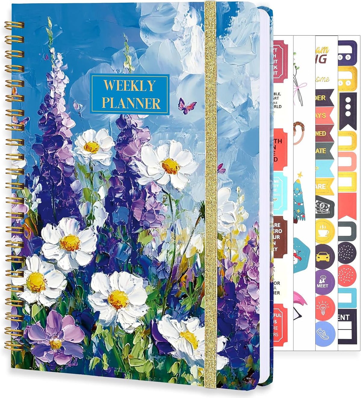 Thboxes A5 Weekly Planner Notebook, 52 Week Undated Journal for Women, Pink