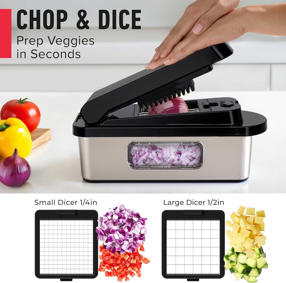 Mueller Pro-Series All-in-One, 12 Blade Mandoline Slicer for Kitchen