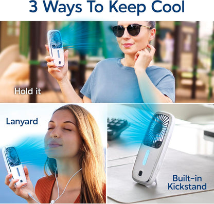 Arctic Air Pocket Chill Handheld Mini Fan, Portable Personal Cooling Fan